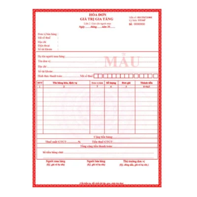 Hóa đơn tài chính