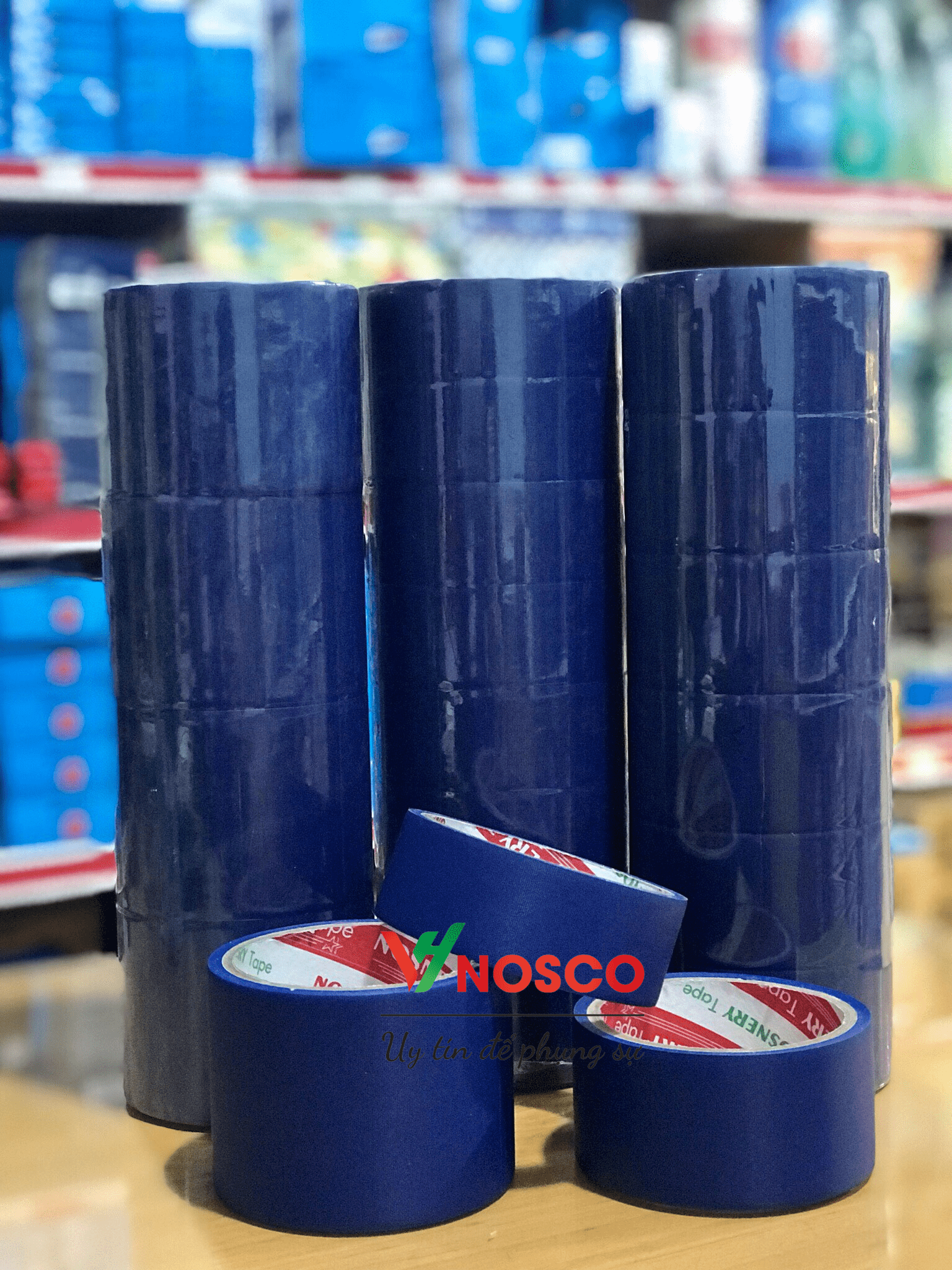 Băng keo si xanh biển 4F8 NOSNERY Băng keo si xanh biển 4F8 NOSNERY