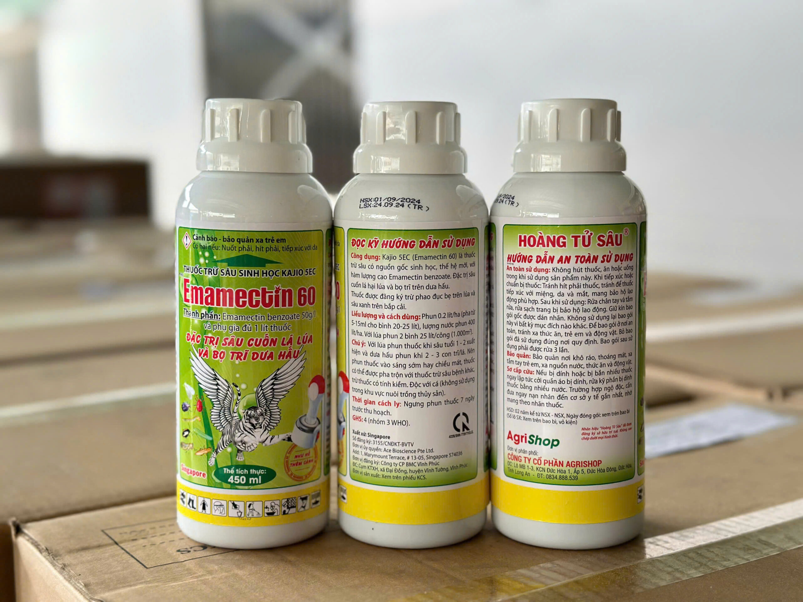 THUỐC TRỪ SÂU SINH HỌC EMAMECTIN 60